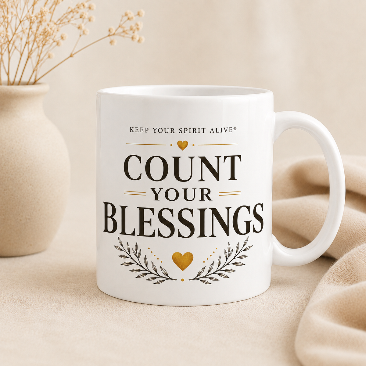 Count Your Blessings | 11oz Gratitude Mug