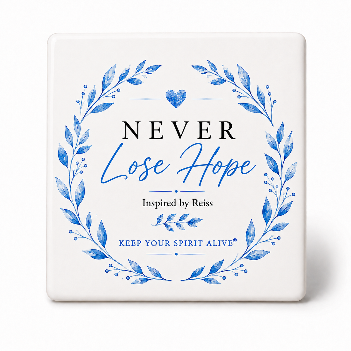 Inspirational Ceramic Coaster | Sympathy Gift | Hope Coaster UK – 4 Designs