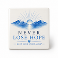 Inspirational Ceramic Coaster | Sympathy Gift | Hope Coaster UK – 4 Designs