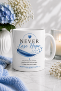 Feather Mug | Strength & Faith Gift | Inspirational Hope Mug for Friend UK