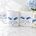 Mug & Coaster Gift Set | Sympathy Gift Box | Hope Gift Set UK – Mountain Sunrise