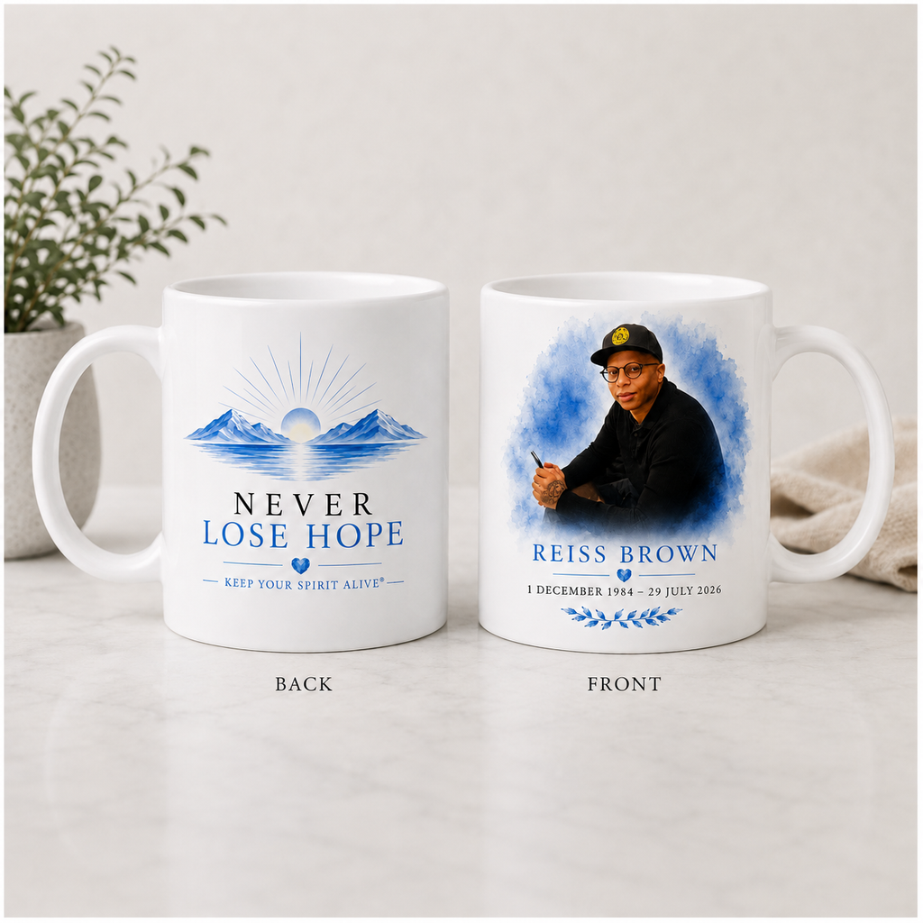 Tribute Memorial Mug | In Loving Memory Gift | Personalised Remembrance Mug UK