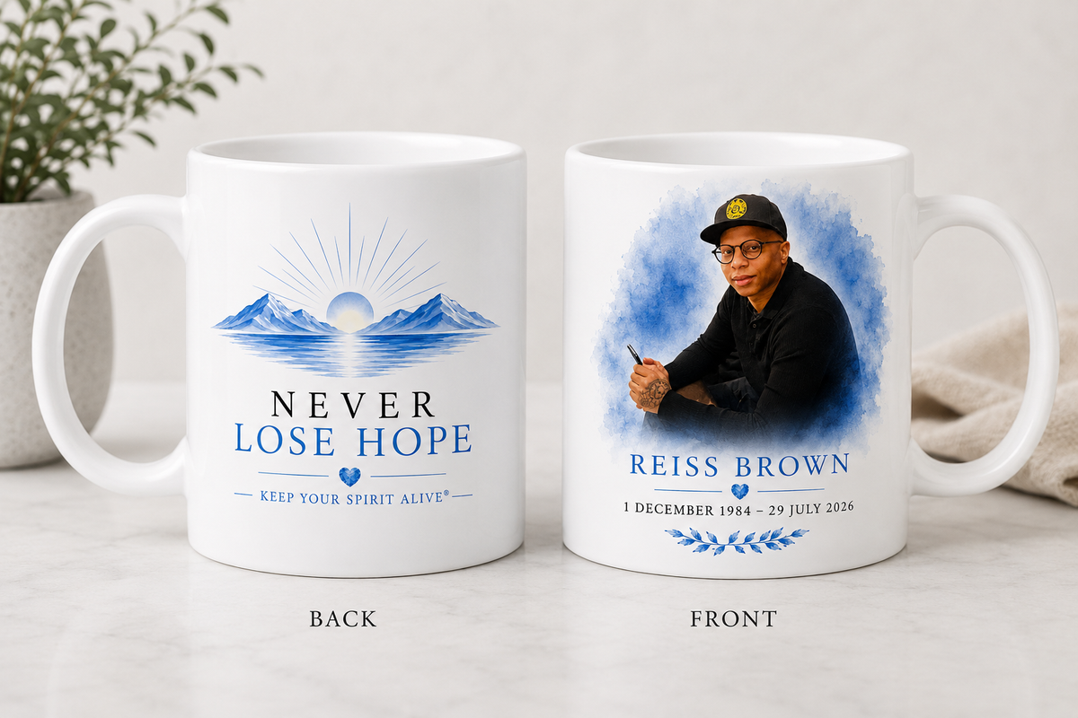 Tribute Memorial Mug | In Loving Memory Gift | Personalised Remembrance Mug UK